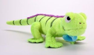 goDog 770262 Amphibianz With Chew Guard Technology Tough Plush Dog Toy, Iguana  Pet Chew Toys 