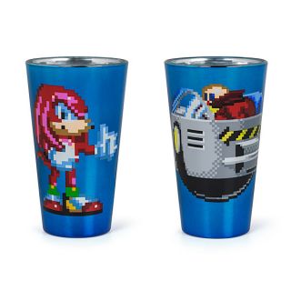 Pixelated Sonic 4 pack Pint Glass Set