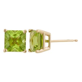 cut peridot stud earrings in 14k gold $ 229 00 add to bag send a