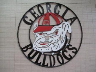 32" Georgia Bulldogs Metal Art, Wall, Dcor   Prints