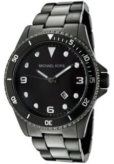 Michael Kors MK7057  Watches,Mens Black Dial Black Ion Plated Stainless Steel, Casual Michael Kors Quartz Watches
