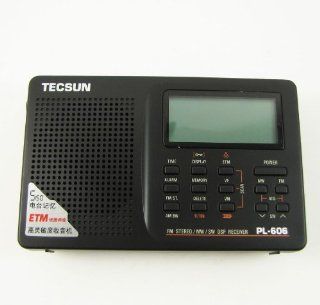 NEW Tecsun PL 606 Digital PLL Portable FM Stereo/LW/SW/M W Radio Receiver DSP  Shortwave And All Hazard Radios   Players & Accessories