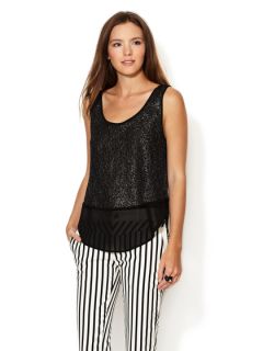 Marceline Metallic Tank by Stella & Jamie