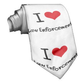 I love Law Enforcement Neck Wear