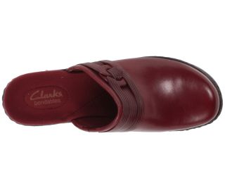 Clarks Lexi Redwood Burgundy Leather