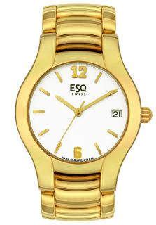 ESQ by Movado 07300715  Watches,Mens Previa Swiss Goldplated, Casual ESQ by Movado Quartz Watches