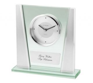 Things Remembered Modern Glass Clock —