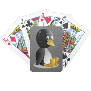 Penguin cartoon Playing Cards