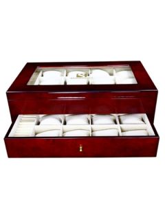 Large Cherrywood Watch Case & Display Box by Steinhausen