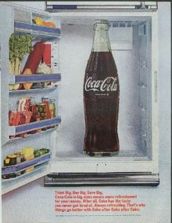 Think Big Buy Big Coca Cola / Maidenform Concertina Girdle ad 1966 Entertainment Collectibles