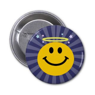 Angel Smiley face Pin