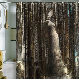 DENY Designs Amy Smith Mirrored Mannequin Shower Curtain, 69 Inch by 72 Inch  