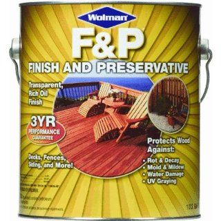 Zinsser & Co Gal Redwd F&P Wd Finish 1440 6 Exterior Wood Protectors/Preservative   Household Wood Stains  