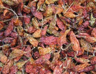 Grade B Bhut Jolokia (Ghost Chile) Dried Chili pods 4oz PEPPERS  Chile Peppers Produce  Grocery & Gourmet Food