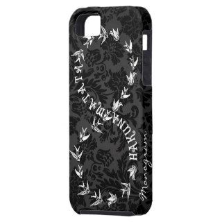 Black & White Hakuna Matata Infinity Symbol iPhone 5 Cases