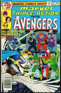 Marvel Triple Action The Avengers #47 comic book 4/1979 Entertainment Collectibles