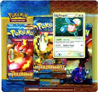 Pokemon Card Game Legend HS Triumphant Special Edition 3 Booster Packs 1 Random Foil Card Toys & Games