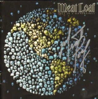Meat Loaf Autographed Hell In A Handbasket Signed CD Cover COA Meat Loaf Entertainment Collectibles