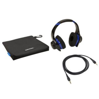 Denon Urban Raver AH D320 Headphones   Black/Blue      Electronics