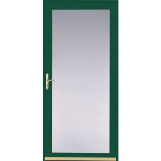 Pella Hartford Green Ashford Full View Safety Storm Door (Common 81 in x 36 in; Actual 81.04 in x 37.35 in)