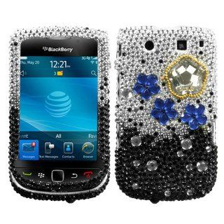 Cloudy Night Diamante Phone Protector Cover for RIM BlackBerry 9800 (Torch), RIM BlackBerry 9810 (Torch 4G) Cell Phones & Accessories