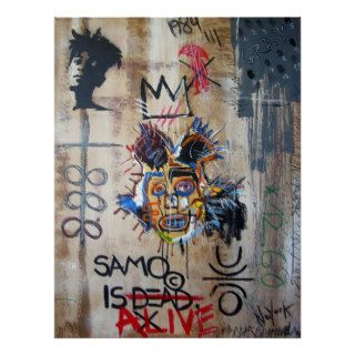 In MEMORY Basquiat Poster