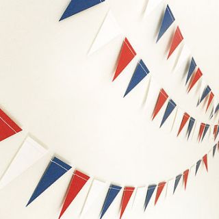 street party mini paper bunting by funky frills uk