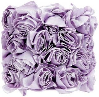 Lavender Rosettes Drum Lamp Shade 5x5x4.75 (Clip On)   Lampshades  