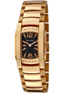 Bvlgari AAP31BGG  Watches,Womens Assioma D Black Dial 18k Solid Rose Gold, Luxury Bvlgari Quartz Watches
