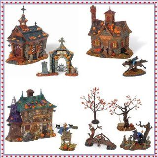 Shop Department 56 Halloween Sleepy Hollow Set of Four at the  Home Dcor Store. Find the latest styles with the lowest prices from Halloween Village