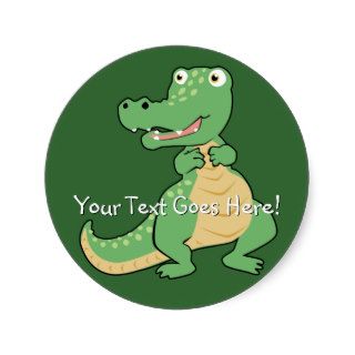 Cartoon Crocodile Sticker