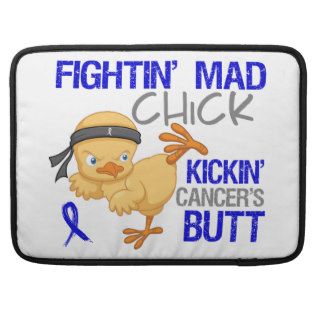 Fightin Chick Colon Cancer MacBook Pro Sleeve