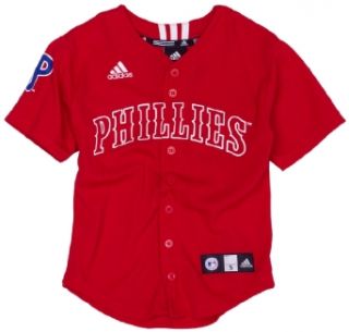 MLB Philadelphia Phillies Screen Print Baseball Jersey Boys'  Sports Fan Jerseys  Clothing