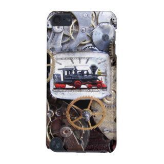 ipod STeampunk Steam Train, Gears & pocket watch iPod Touch (5th Generation) Covers