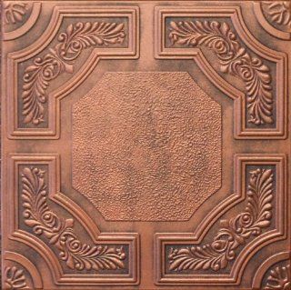 Shop R28AC 20 X 20 Antique Copper Tin Looking Finish Texture Ceiling Tile Styrofoam Just Glue Up at the  Home Dcor Store. Find the latest styles with the lowest prices from Euro Deco Ceilings, Inc.