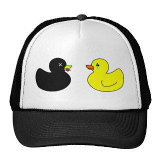 Dead Rubber Duck Mourned by Crying Rubber Duck Mesh Hats