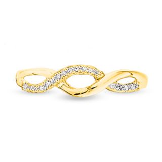 10 CT. T.W. Diamond Twine Ring in 10K Gold   Zales