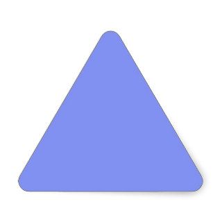 Baby Blue Triangle Sticker