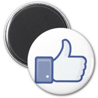 facebook LIKE me thumb up  Magnet