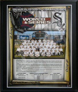 2005 Chicago White Sox Major League Baseball World Series Championship 11x13 Plaque  Sports & Outdoors
