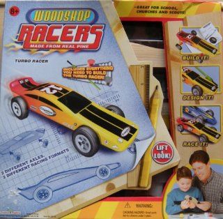 Woodshop Racers ~ Made From Real Pine ~ Turbo Racer Toys & Games