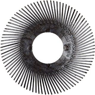 Scotch Brite Radial Bristle Brush Replacement Disc T A 36 Refill, Aluminum Oxide/Cubitron, 6000rpm, 6" Diameter, 36 Grit, Dark Brown (Pack of 40)