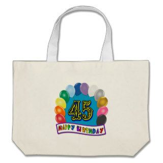 Happy 45th Birthday Balloon Arch Bag