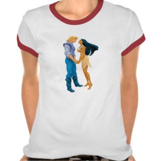 Pocahontas and John Smith T shirts