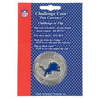 Detroit Lions Challenge Coin/Lucky Poker Chip  Sports & Outdoors
