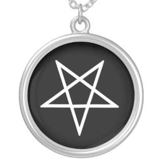 Inverted Pentagram Personalized Necklace