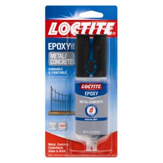 LOCTITE .85 oz Metal & Concrete Gray Epoxy