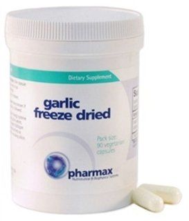 Pharmax   Garlic Freeze Dried 90 caps Health & Personal Care
