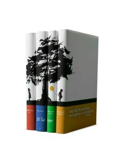 J.D. Salinger Tree Design (Set of 4) by Juniper Books LLC
