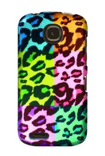 Graphic Rubberized Shield Hard Case for Pantech Marauder   Colorful Leopard (Package include a HandHelditems Sketch Stylus Pen) Cell Phones & Accessories